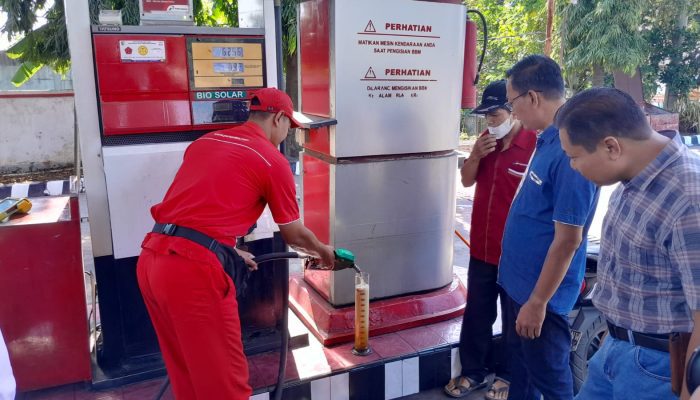 Rawan Kecurangan di SPBU Jelang Hari Raya, Satreskrim Polres Demak Sidak SPBU