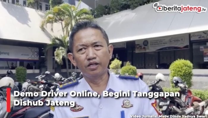 Video Ramai Demo Driver Online, Begini Tanggapan Dishub Jateng