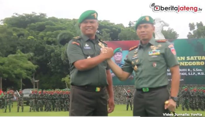 Video Mayjen TNI Deddy Suryadi Resmi Jabat Pangdam IV Diponegoro