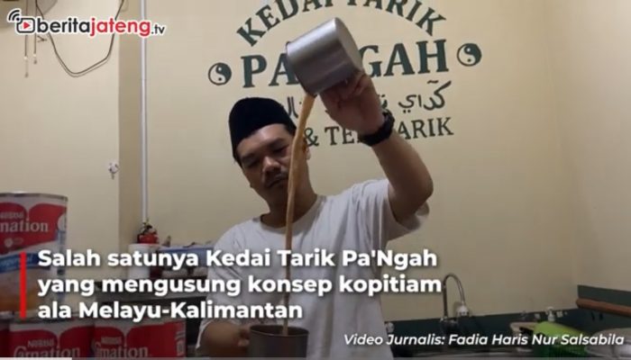 Video Asyiknya Ngopi Ala Kalimantan di Kedai Tarik Pa’Ngah