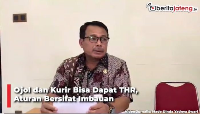 Video Ojol dan Kurir Bisa Dapat THR, Aturan Bersifat Imbauan