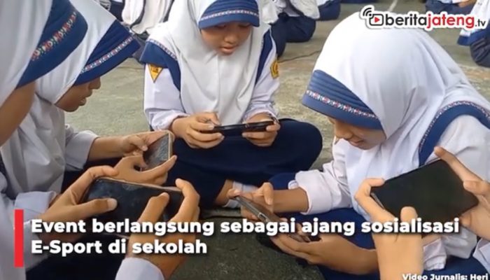 Video Siswa SMP di Blora Antusias Ikut Turnamen Mobile Legend dan PUBG