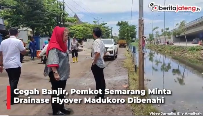 Video Sering Bikin Banjir, Pemkot Semarang Minta Drainase Flyover Madukoro Dibenahi