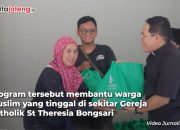 Video Semarakkan Ramadhan, Umat Katholik di Semarang Gelar Tebus Sembako Murah