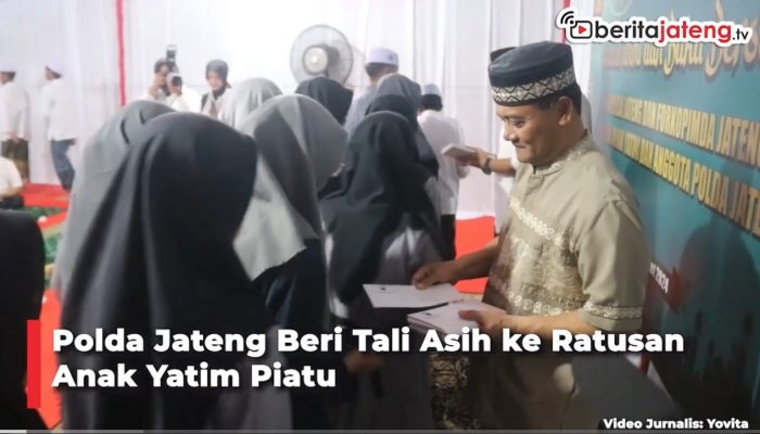 Video Polda Jateng Beri Tali Asih ke Ratusan Anak Yatim Piatu