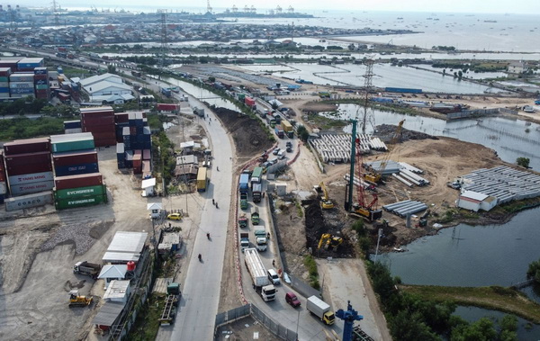 mangrove semarang-demak | Jembatan Tol Kaligawe Tol Semarang-Demak