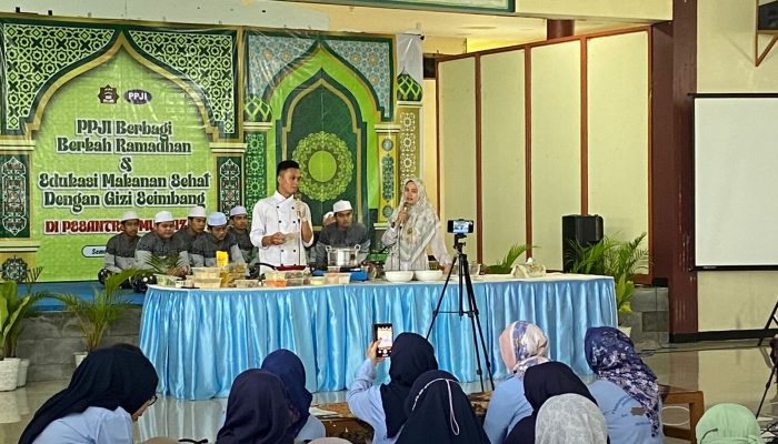 Berkah Ramadhan, PPJI Edukasi Makanan Sehat dengan Gizi Seimbang di Pesantren Multazam