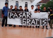 Protes Mahalnya Harga Bahan Pokok, Sekelompok Pemuda di Kota Semarang Gelar Pasar Gratis