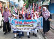 Gelar Pawai Keliling Kampung, Siswa SD di Semarang Sambut Ramadhan dengan Gembira