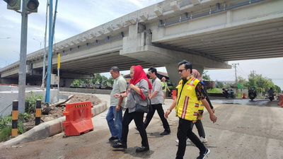 BPJN Diminta Benahi Crossing Drainase di bawah Fly Over Madukoro