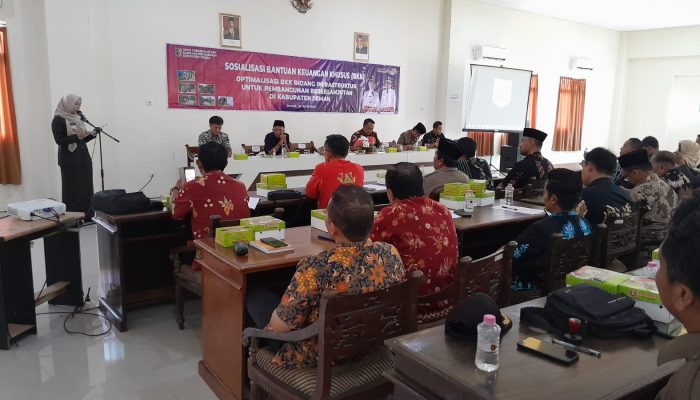Cegah Terjadinya Penyalahgunaan Bantuan Keuangan, Pemkab Demak Gelar Sosialisasi Bersama Kepala Desa