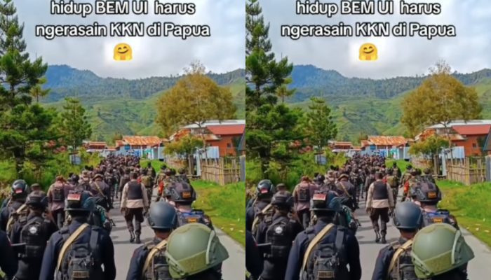 Keras! Kritik Pelanggaran HAM, BEM UI Ditantang TNI KKN di Papua