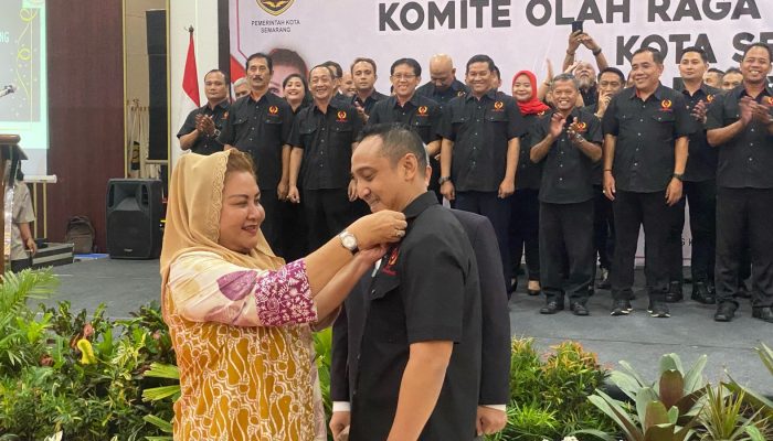 Pengukuhan Pengurus KONI Kota Semarang, Mbak Ita Ajak Atlet Pertahankan Prestasi