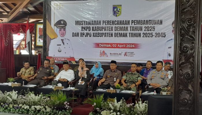 Sebanyak 265 Usulan, Pemkab Demak Gelar Musrenbang RKPD dan RPJPD Tahun 2025-2045