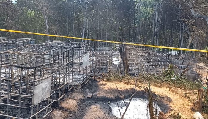 Kebakaran Melanda Penampungan Minyak Mentah di Blora, 50 Ton Minyak Terbakar