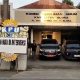 karangan bunga di KPU