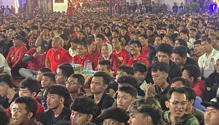 Nobar Timnas Indonesia VS Uzbekistan di Balaikota Semarang, Disiapkan Tiga Layar LED Videotron dan Banyak Doorprize