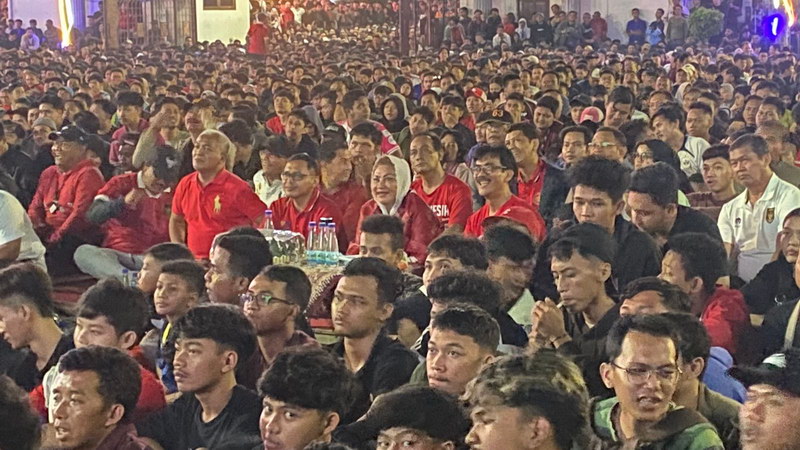 Nobar Timnas Indonesia Lawan Uzbekistan di Balaikota Semarang, Disiapkan Tiga Layar LED Videotron dan Banyak Doorprize