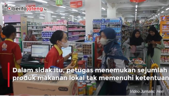 Video Sidak Swalayan, Petugas Temukan Produk Tak Sesuai Ketentuan