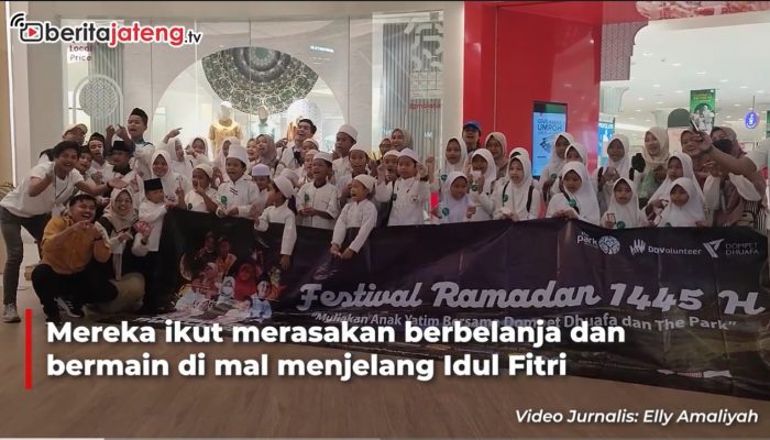 Video Ratusan Anak Yatim Piatu Diajak Belanja di Mal Jelang Lebaran