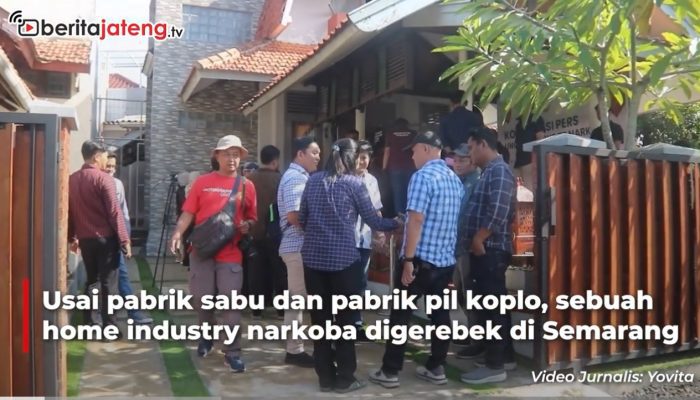 Video Lagi-Lagi di Semarang, Rumah Produksi Happy Water yang Bisa Bikin Fly Digerebek
