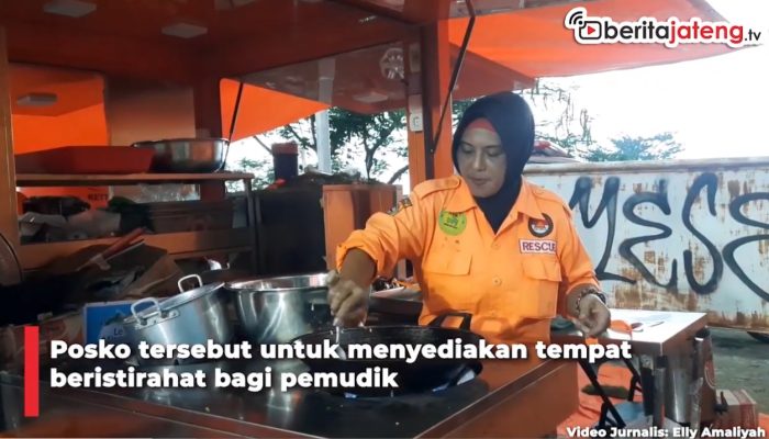 Video Uniknya Posko Mudik dengan Dapur Umum di Gombel Semarang