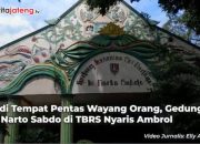 Video Jadi Tempat Pentas Wayang Orang Ngesti Pandawa, Gedung Ki Narto Sabdo di TBRS Nyaris Ambrol