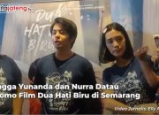 Video Angga Yunanda dan Aisha Nurra Datau Promo Film Dua Hati Biru di Semarang