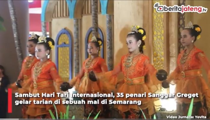 Video Hari Tari Internasional, Sanggar Greget Gelar Tarian di Mal