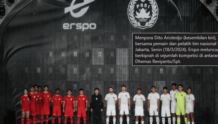 PSSI dan Erspo Bakal Rombak Desain Jersey Timnas Indonesia, Kapan Rilisnya?