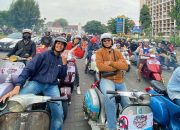 Ngabuburit Seru Ala Pecinta Vespa UIN Walisongo Semarang, dari Riding Keliling Kota hingga Berbagi Takjil