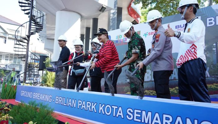 Groundbreaking Taman Brillian Park, Mbak Ita Berharap Jadi Ikon Baru RTH Kota Semarang