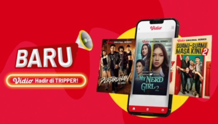 Butuh Tayangan Hiburan Saat Penerbangan? Travellers Wajib Merapat! Platform Vidio Collab Tripper Siap Menemani Perjalananmu