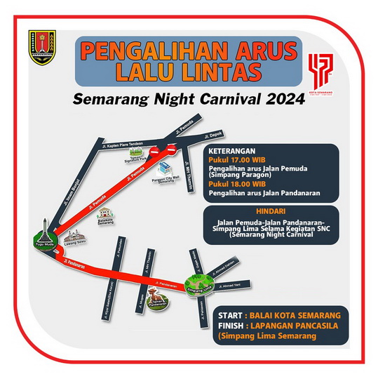 terang Plt. Kepala Dinas Perhubungan Kota Semarang, Danang Kurniawan, Jum'at (3/5).