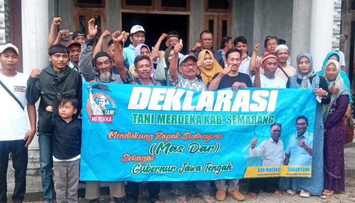 Gapoktan di Semarang Beri Dukungan Untuk Sudaryono Maju di Pilgub Jateng