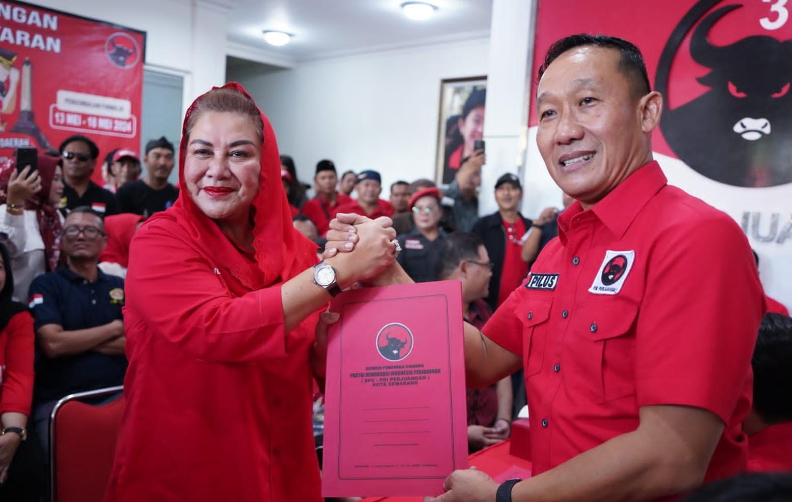 Mbak Ita Daftar Pilwakot Semarang Usai Dapat Arahan Ketum PDIP dan Restu Keluarga