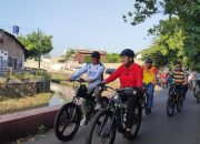 Mbak Ita Ajak OPD Gowes Menyusuri Kali Semarang, Minta Warga Jaga Kebersihan Sungai