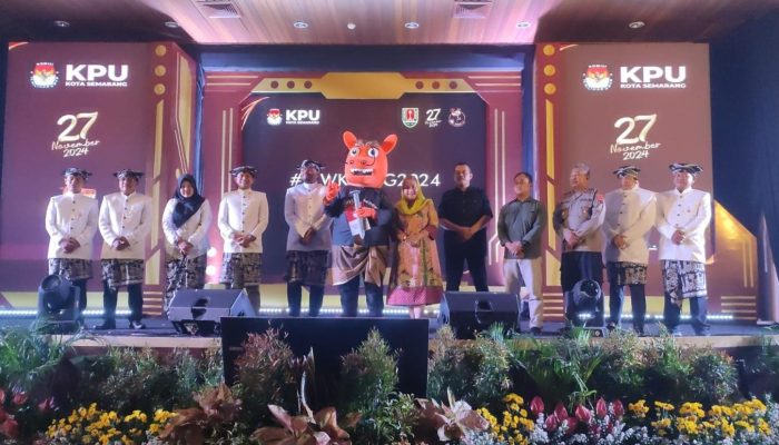 Walikota Melaunching Maskot dan Jingle Pilwalkot Semarang 2024