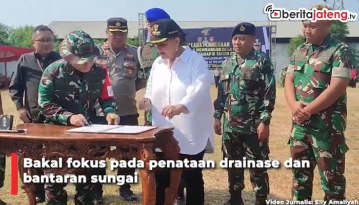 Video Walikota Berharap Program TMMD Bantu Cegah Banjir di Semarang