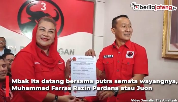 Video Kini Mantap Maju Pilwakot Semarang, Mbak Ita: Dawuh Bu Mega