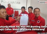 Video Dukung Mbak Ita, Mas Pri Banting Setir Maju Calon Wakil Walikota Semarang