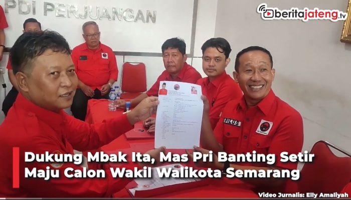 Video Dukung Mbak Ita, Mas Pri Banting Setir Maju Calon Wakil Walikota Semarang