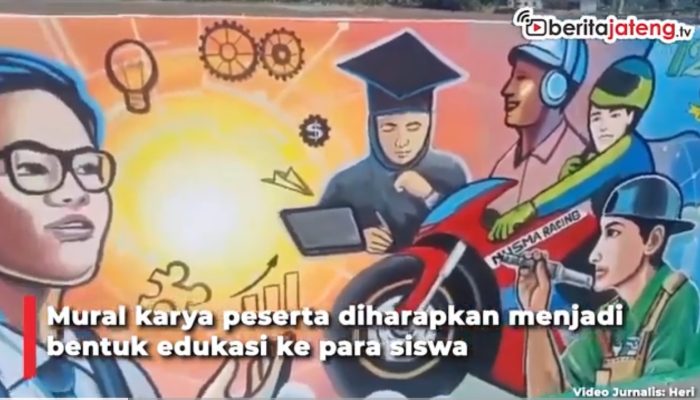Video Kontes Mural SMK Nusa Mandiri Ampel Gading Pemalang