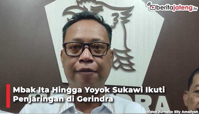 Video Mbak Ita, Iswar, Hingga Yoyok Sukawi Ikuti Penjaringan Pilkada di Gerindra