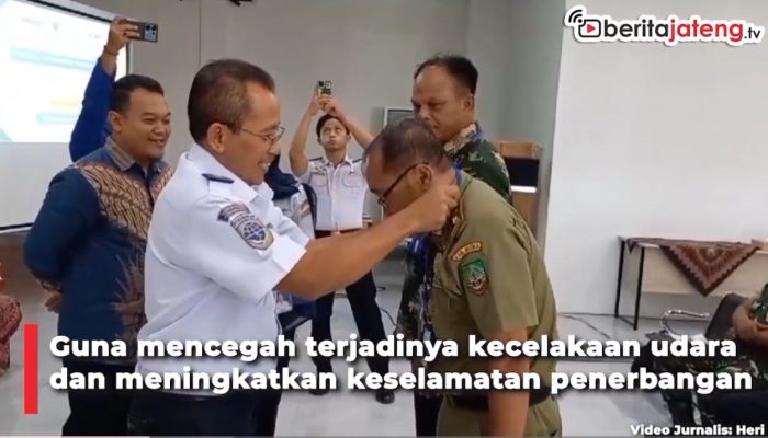 Video Pelatihan Keselamatan Penerbangan ke Masyarakat Sekitar Bandara Ngloram Blora