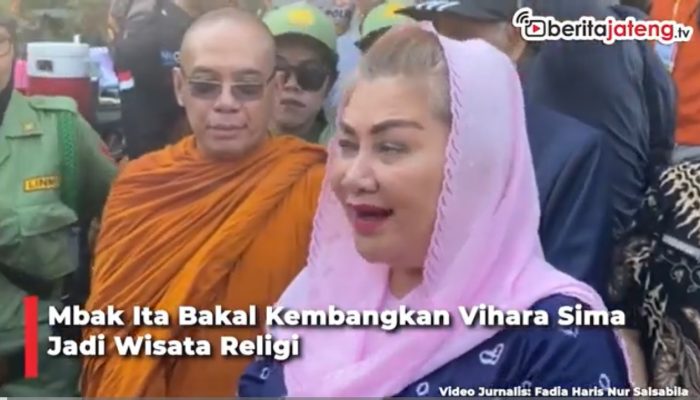 Video Mbak Ita Bakal Kembangkan Vihara Sima 2500 Buddha Jayanti Jadi Wisata Religi
