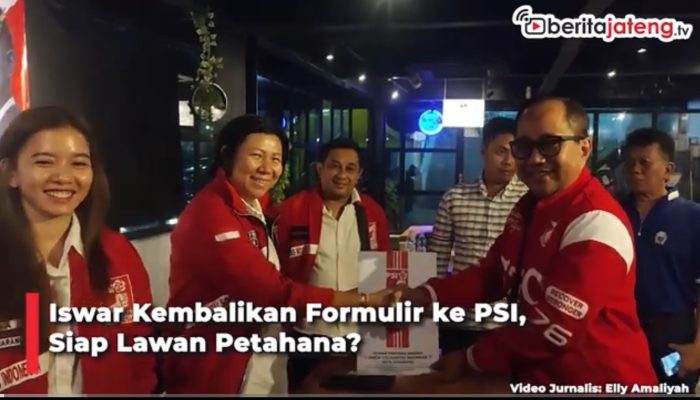 Video Iswar Aminuddin Kembalikan Formulir ke PSI, Siap Lawan Petahana?