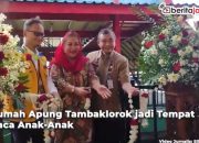 Video Rumah Apung Tambaklorok jadi Tempat Baca Anak-Anak