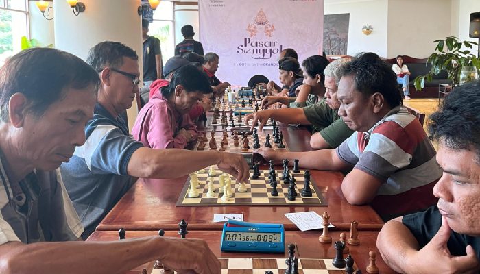 Padukan Olahraga Serta Budaya, Pasar Senggol Hadirkan Liga Catur di Hotel Grand Candi Semarang