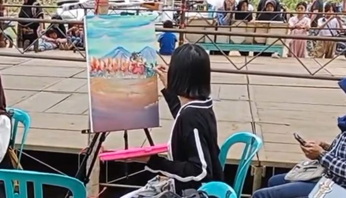 Ratusan Perupa Lintas Jateng Ikuti OTS di Wonosobo, Termasuk Difabel Berbakat